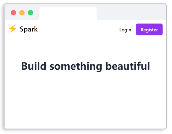 Blazor Spark default app